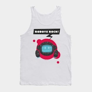 Robots Rock ! Tank Top